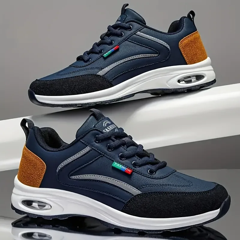 Outdoor Adventure Shoes - รองเท้าเดินป่ากลางแจ้งสำหรับผู้ชาย ระบายอากาศได้ดี ดูดซับแรงกระแทก หัวรองเท้าเสริมความแข็งแรงเพื่อความทนทานสูงสุด รองเท้าสำหรับตั้งแคมป์ รองเท้าผ้าใบผู้ชาย