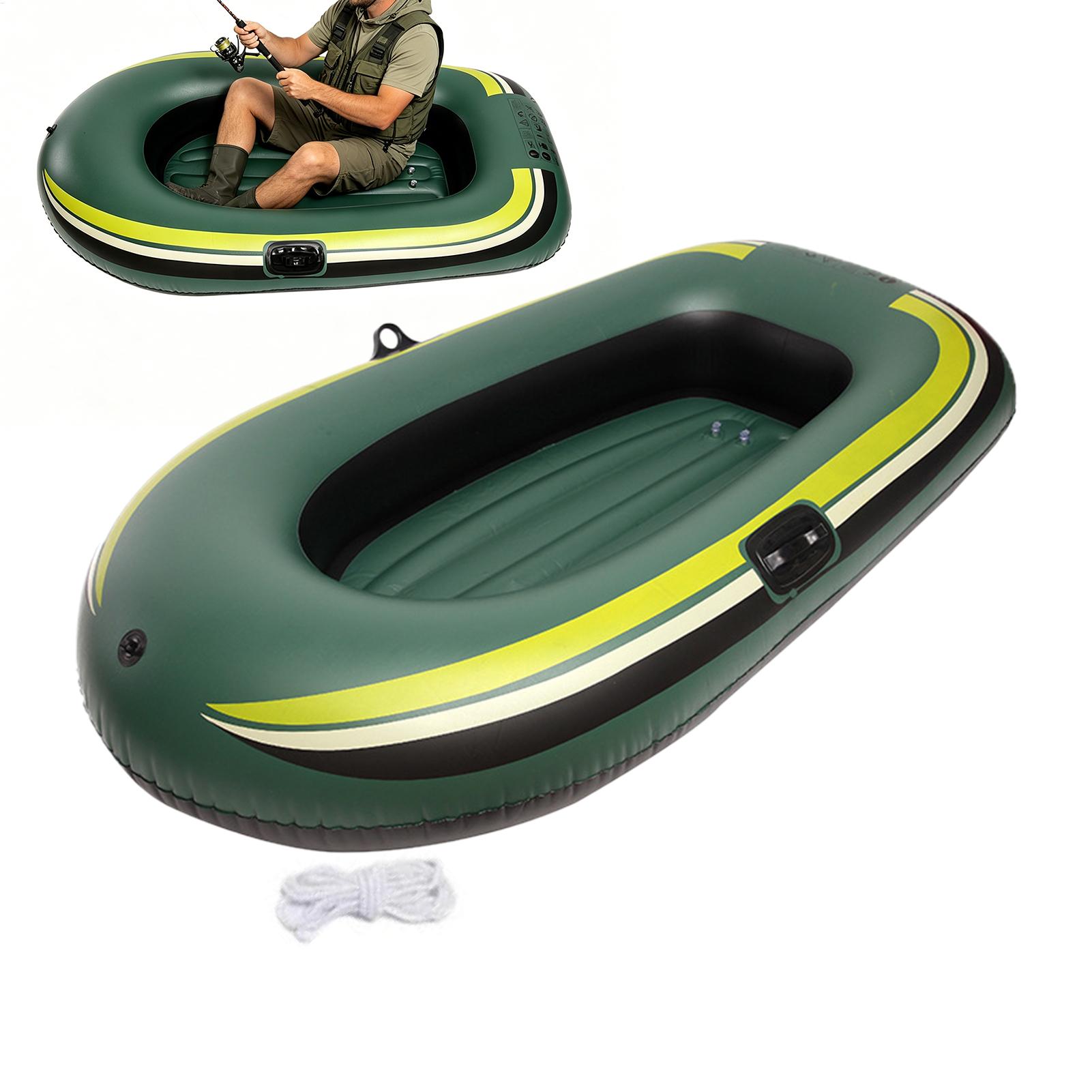 Outdoor Adventure Rafting - เรือยางเป่าลม PVC หนาพิเศษ ทนทานต่อการสึกหรอ กันรั่วซึม เหมาะสำหรับตกปลา