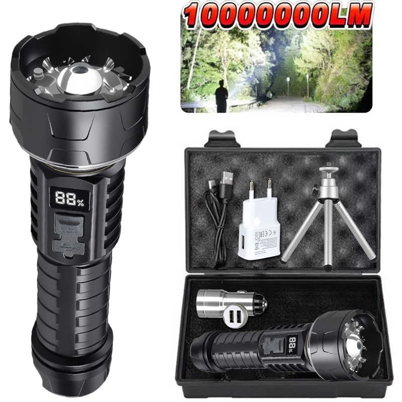 Outdoor Adventure Camp - ไฟฉาย LED แบบ COB แบบชาร์จไฟได้ 7