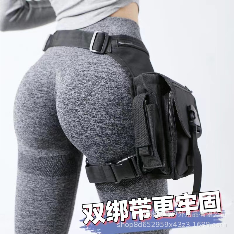 Outdoor Adventure Gear - กระเป๋าคาดขาอเนกประสงค์สำหรับกิจกรรมกลางแจ้ง ปั่นจักรยาน ตกปลา กระเป๋าคาดเอวหลายช่องสำหรับอุปกรณ์ความปลอดภัย กู้ภัย และการผจญภัย