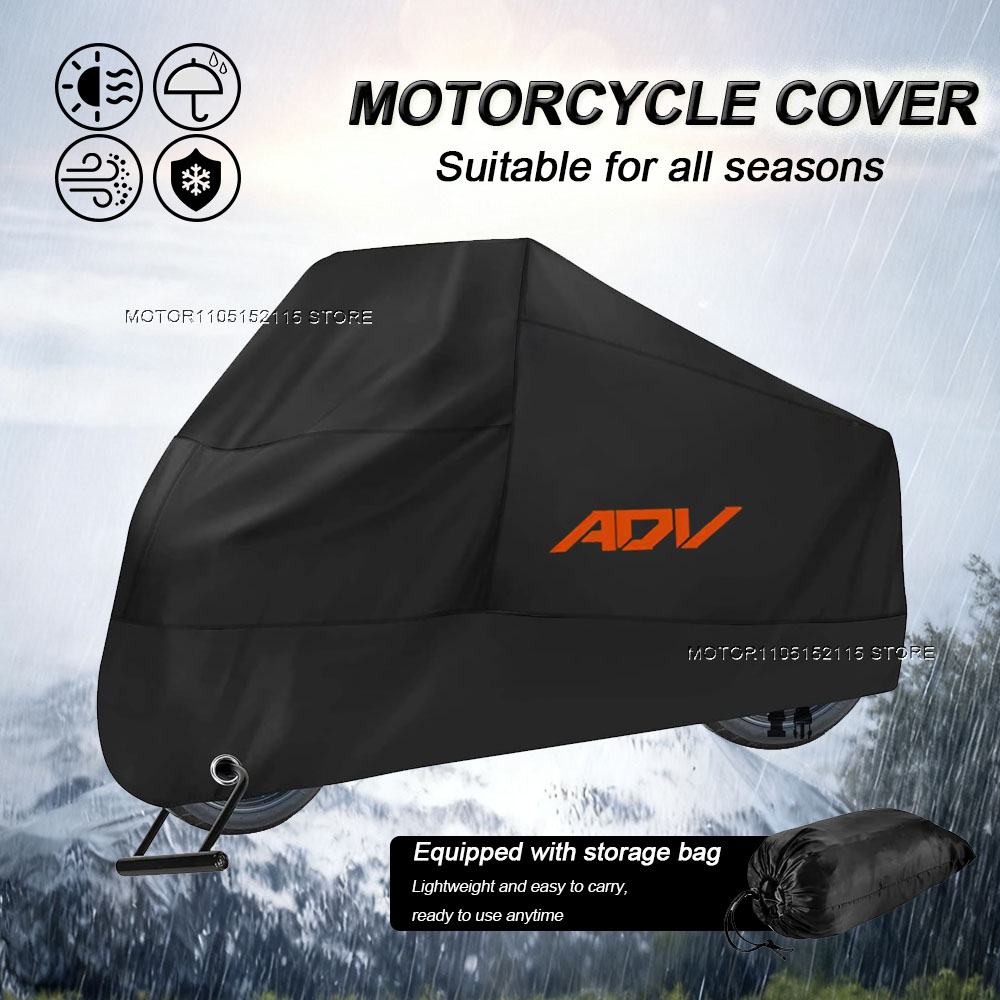 Outdoor Adventure Uva - ใหม่ผ้าคลุมรถจักรยานยนต์กันน้ำกลางแจ้งสกู๊ตเตอร์สารป้องกันรังสียูวีฝุ่นฝนสำหรับเคทีเอ็ม 790 890 1090 1190 แอดเวนเจอร์