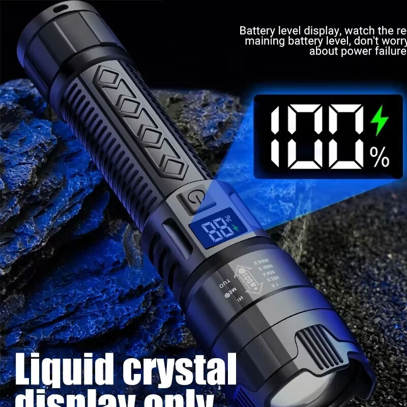 ไฟฉาย LED กำลังสูง 2000LM ไฟฉา - Outdoor Adventure Camp บทวิจารณ์และราคา
