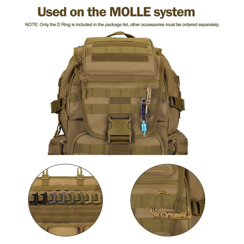 5PCS Grimloc Molle Carabiner D - Carabiner Locking D บทวิจารณ์และราคา