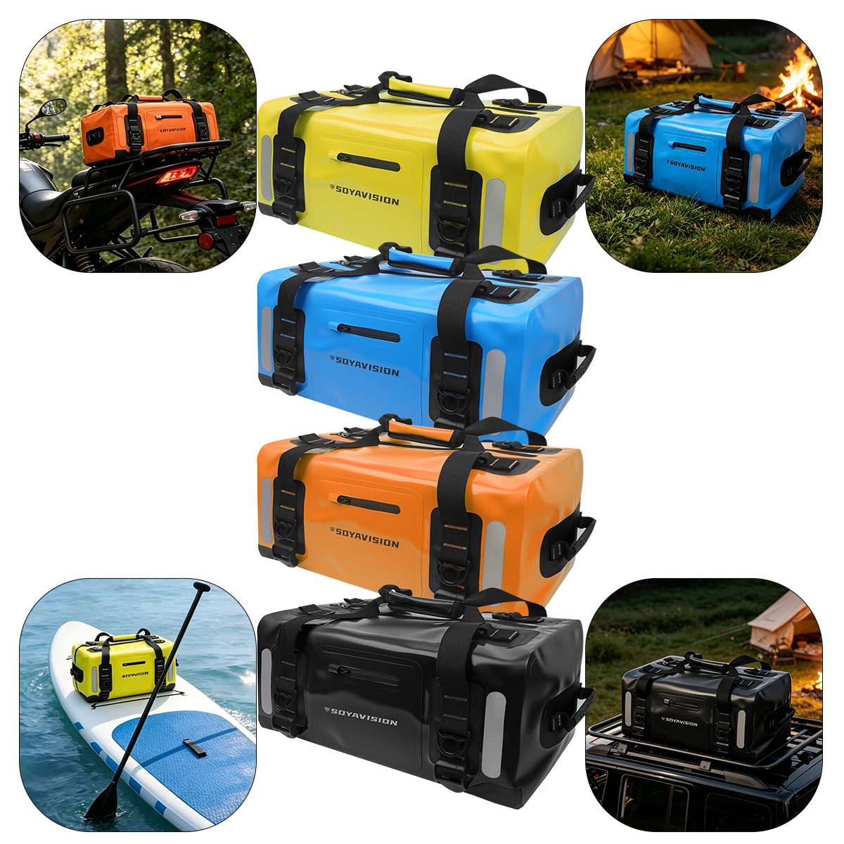 กระเป๋าท้ายมอเตอร์ไซค์กันน้ำ ข - Outdoor Adventure Rafting บทวิจารณ์และราคา