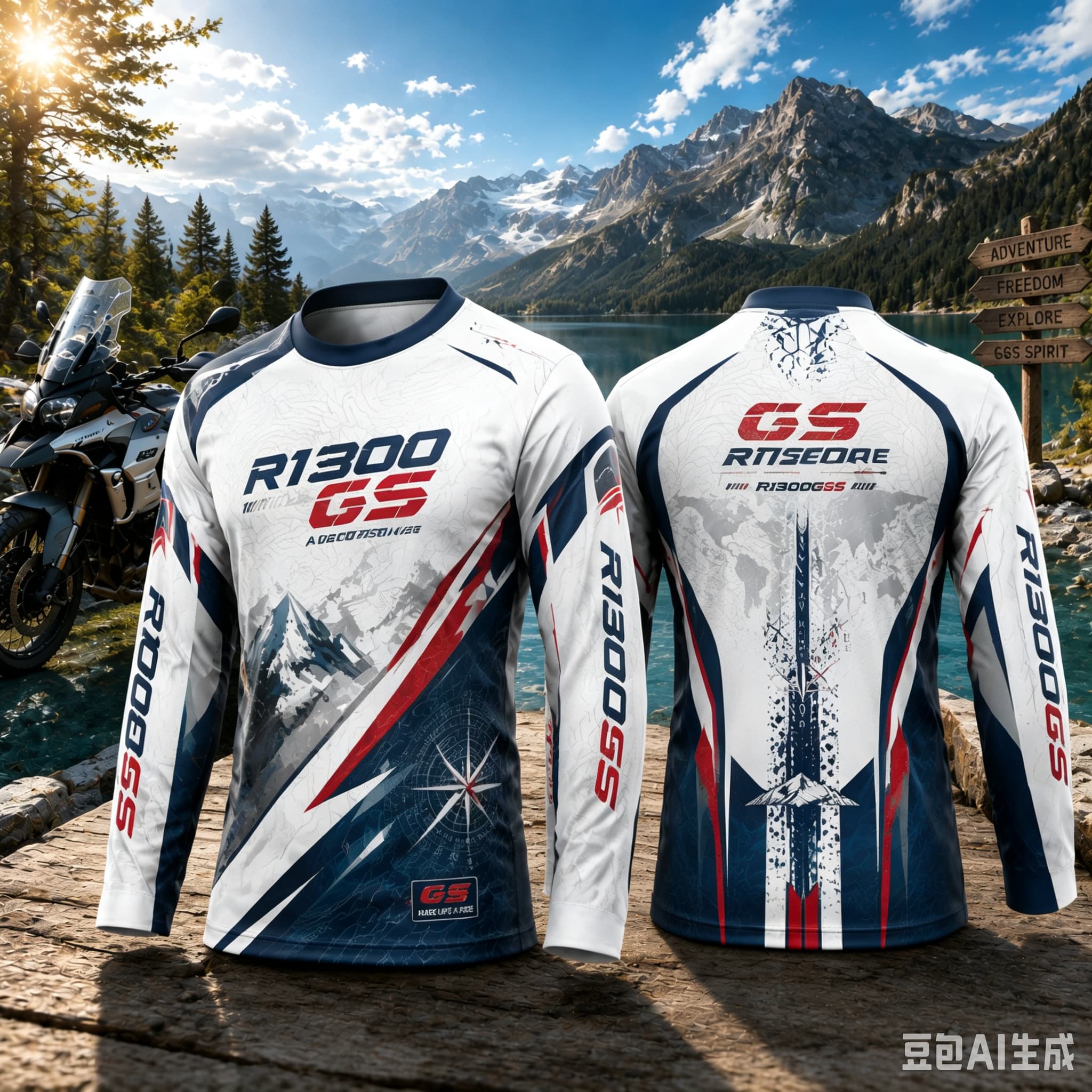 เสื้อเชิ้ตแขนยาวสำหรับมอเตอร์ไ - Outdoor Adventure Uva บทวิจารณ์และราคา