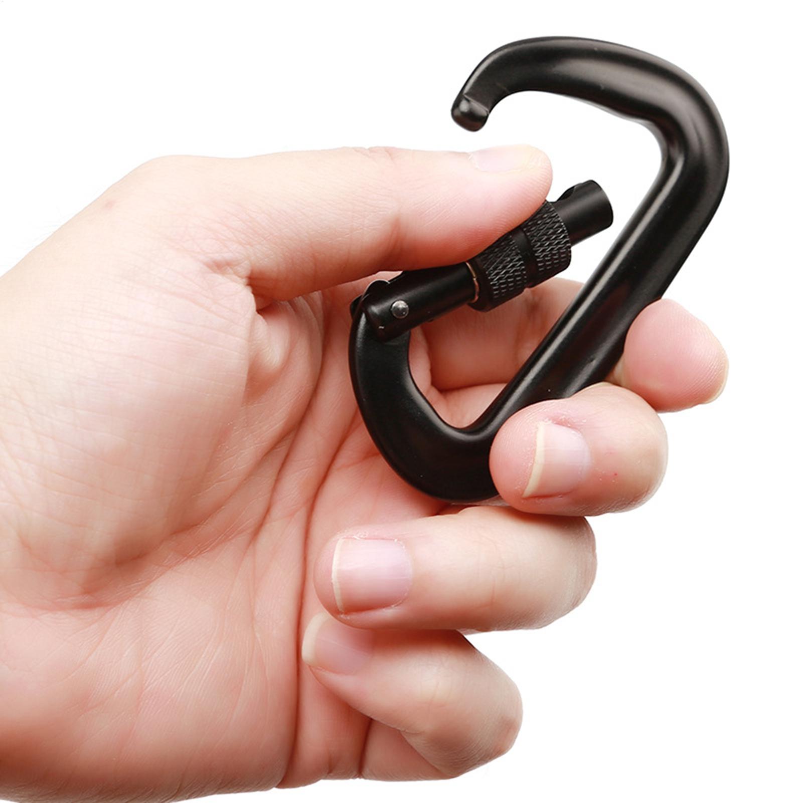 คาราไบเนอร์แบบล็อค 12kN สำหรับ - Carabiner Locking D บทวิจารณ์และราคา