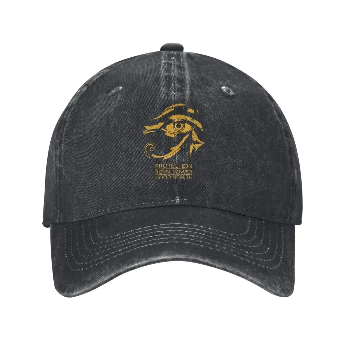 หมวกยีนส์ลายตาแห่งฮอรัส ตาแห่ง - Outdoor Adventure Meaning บทวิจารณ์และราคา