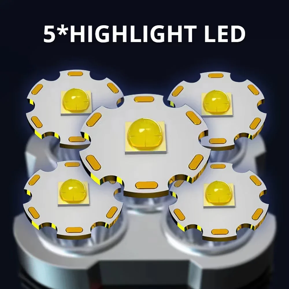 ไฟฉาย LED กำลังสูง 5 ดวง ไฟฉาย - Outdoor Adventure Camp บทวิจารณ์และราคา