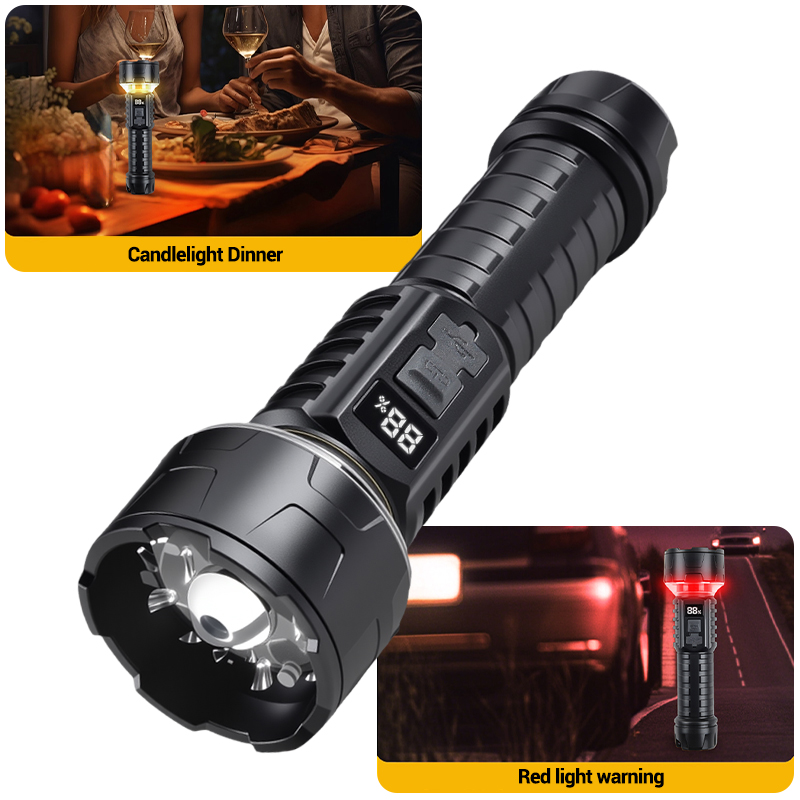 ไฟฉาย LED แบบ COB แบบชาร์จไฟได - Outdoor Adventure Camp บทวิจารณ์และราคา