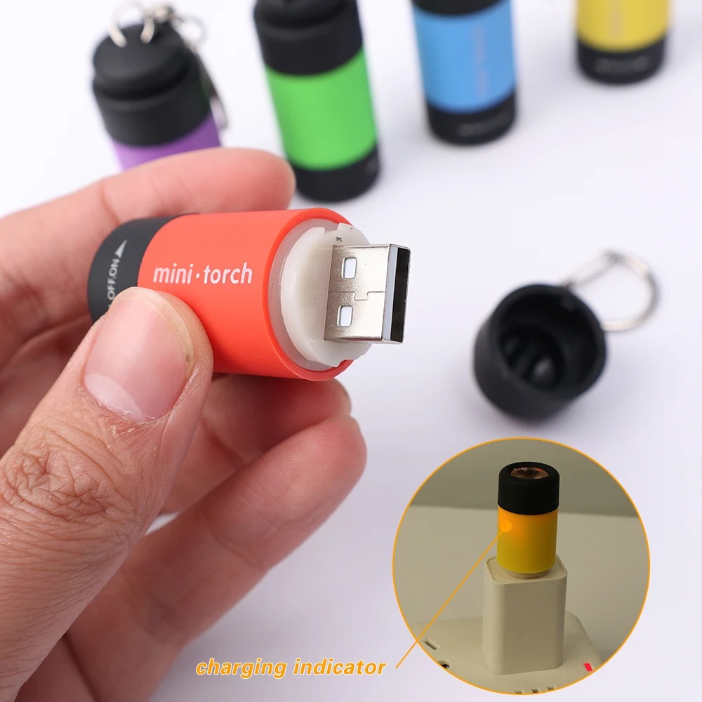 USB ชาร์จไฟได้ ไฟฉายขนาดเล็กสำ - Outdoor Adventure Camp บทวิจารณ์และราคา