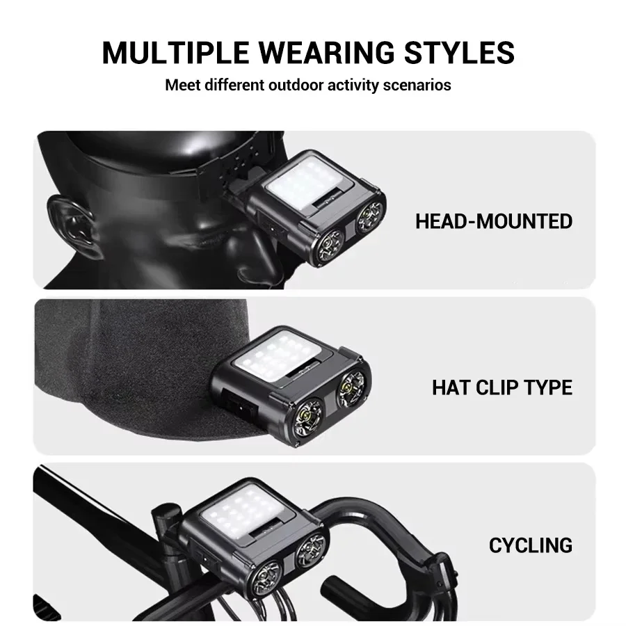 ไฟฉายคาดศีรษะแบบหนีบหมวก LED C - Outdoor Adventure Camp บทวิจารณ์และราคา